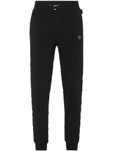 Philipp Plein pantalon de jogging à logo appliqué - Noir