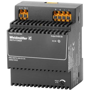 Weidmüller PRO INSTA 30W 5V 6A Schakelnetvoeding 5 V/DC 6 A 30 W Inhoud: 1 stuk(s)