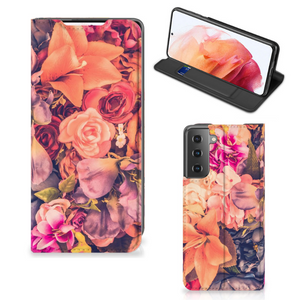 Samsung Galaxy S21 Smart Cover Bosje Bloemen