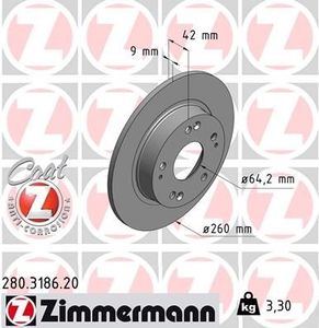 Remschijf Coat Z 280318620