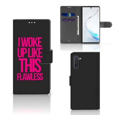Samsung Galaxy Note 10 Hoesje met naam Woke Up - Origineel Cadeau Zelf Maken Samsung Galaxy Note 10 Hoesje met naam Woke Up - Origineel Cadeau Zelf Maken
