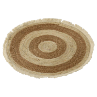 J-Line Vloerkleed Kwastjesband