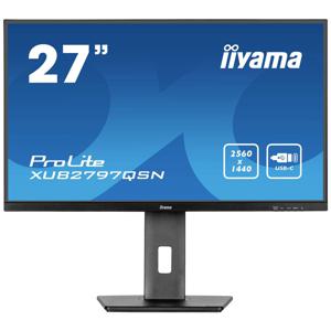 Iiyama ProLite XUB2797QSN-B1 LED-monitor Energielabel F (A - G) 68.6 cm (27 inch) 2560 x 1440 Pixel 16:9 1 ms HDMI, DisplayPort, Hoofdtelefoon (3.5 mm