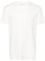 Courrèges t-shirt en coton à logo imprimé - Blanc