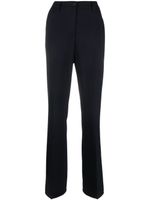 P.A.R.O.S.H. flared virgin-wool trousers - Bleu - thumbnail