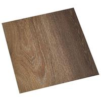 PVC-tegels zelfklevend 20 stk. 1,86 m² bruin