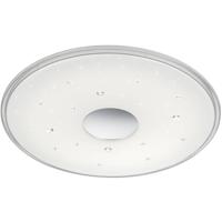 LED Plafondlamp - Trion Seykon - 30W - Aanpasbare Kleur - Dimbaar - Afstandsbediening - Sterlicht - Rond - Mat Wit -