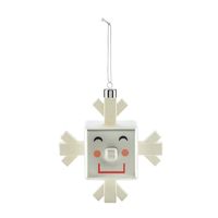 Alessi Kerstbal Le Palle Quadrate - Snowflake - GJ02/9 - door Marcello Jori - thumbnail