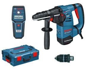 Bosch Blauw GBH 3-28 DFR | 800w 3,1J | in L-Boxx + GMS 100 M detector - 0615990DW1