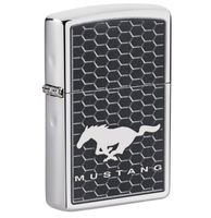 Zippo Aansteker Ford Mustang Zwarte Honingraad - thumbnail