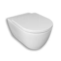 Royal Plaza Primo Toiletset - 35x54cm - hangend - spoelrandloos - diepspoel - met zitting - softclose - quick release - wit GA28671/SW800088