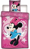 Disney Minnie Mouse Dekbedovertrek Stars - 140 x 200 cm - Polyester