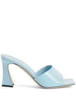 Giuseppe Zanotti mules Solhene 85 mm à bout ouvert - Bleu - thumbnail