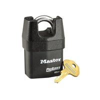 Masterlock 54mm laminated steel body with Xenoy protective cover - 19mm boron-all - 6321EURD - thumbnail