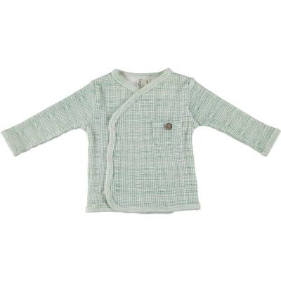 B*E*S*S baby gestreepte longsleeve groen/wit B*E*S*S baby gestreepte longsleeve groen/wit