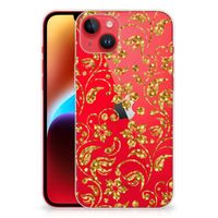 iPhone 14 Plus TPU Case Gouden Bloemen