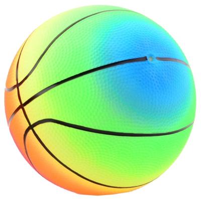 Johntoy fleurige bal regenboog met strepen maat 5 Johntoy fleurige bal regenboog met strepen maat 5