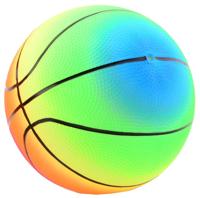 Johntoy fleurige bal regenboog met strepen maat 5