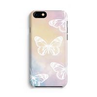 White butterfly: Volledig Geprint iPhone 7 Hoesje - thumbnail