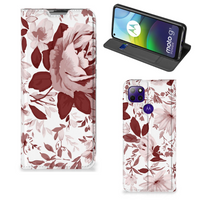 Bookcase Motorola Moto G9 Power Watercolor Flowers - thumbnail