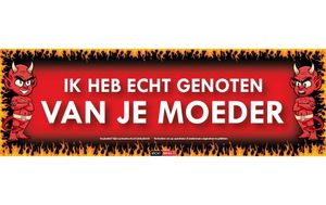 Ik heb echt genoten van je moeder Sticky Devil sticker