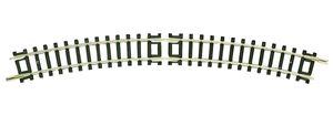 N Fleischmann rails (zonder ballastbed) 22224 Gebogen rails 30 ° 295.4 mm 12 stuk(s)