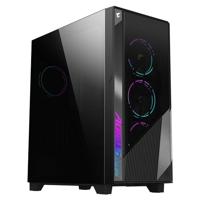 Gigabyte AORUS C500 Glass Mid Tower ATX Case, Zwart, TG Panel, Geen PSU