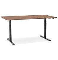ALTEREGO Elektrisch bureau Design Bruin, Zwart 140x70x127 cm