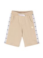 Aigner Kids short de sport à logo imprimé - Tons neutres - thumbnail