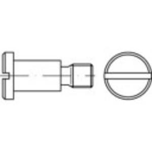 TOOLCRAFT 1063106 Platkopschroeven M3 6 mm Sleuf DIN 923 RVS 100 stuk(s)