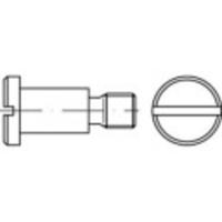 TOOLCRAFT 1063106 Platkopschroeven M3 6 mm Sleuf DIN 923 RVS 100 stuk(s) - thumbnail