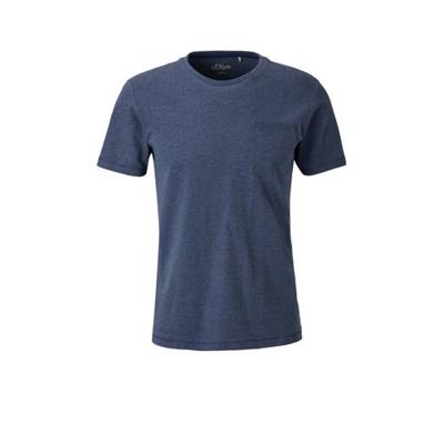 s.Oliver gemêleerd T-shirt blauw