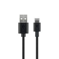 Goobay 45735 USB-C kabel naar USB-A – oplaadkabel met 3 A voor smartphone en tablet – 1 meter