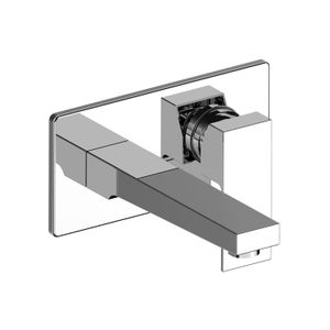 Wastafelkraan Sanilux Cube Inbouw Chroom 1-delig Vierkant