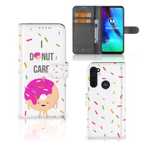 Motorola Moto G Pro Book Cover Donut Roze - thumbnail