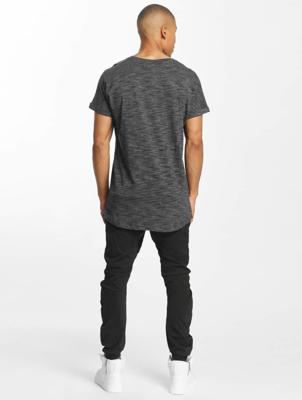 Urban Classics / t-shirt Long Space Dye Turn Up in zwart
