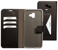 Classic Wallet Case Samsung Galaxy J6 Plus (2018) - Smartphonehoesje - Booktype - PU leer - inclusief pashouder - zwart