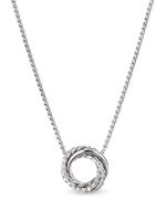 David Yurman collier Crossover en argent sterling serti de diamants