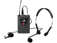 Monacor TXA-100HSE Spraakmicrofoon Headset Zendmethode: Radiografisch Schakelaar