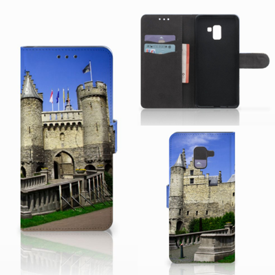 Samsung Galaxy A8 Plus (2018) Flip Cover Kasteel Samsung Galaxy A8 Plus (2018) Flip Cover Kasteel