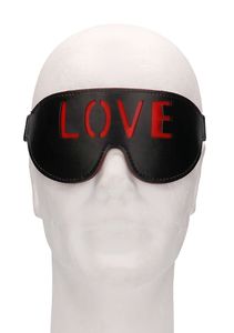 Ouch! Blindfold - LOVE - Black