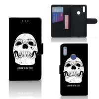 Telefoonhoesje met Naam Huawei Y7 (2019) Skull Eyes