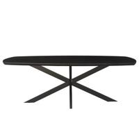 Livingfurn Jesper Danish Oval Black 210cm