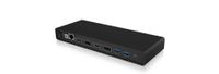 RaidSonic IB-DK2245AC notebook dock & poortreplicator Bedraad USB 3.2 Gen 1 (3.1 Gen 1) Type-C Zwart - thumbnail