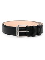 A.P.C. ceinture en cuir à fini grainé - Noir