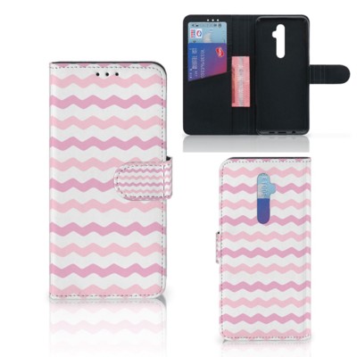 OPPO Reno 2Z Telefoon Hoesje Waves Roze