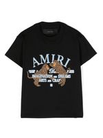 AMIRI KIDS t-shirt Arts District à imprimé léopard - Noir