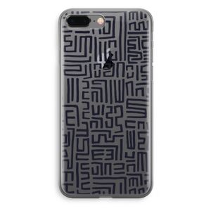 Moroccan Print: iPhone 8 Plus Transparant Hoesje