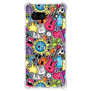 Google Pixel 7A Anti Shock Bumper Case Punk Rock