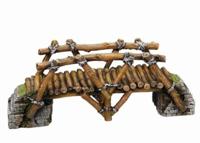 Nobby Houten brug aquariumornamenten, 25,8 x 8 x 10 cm